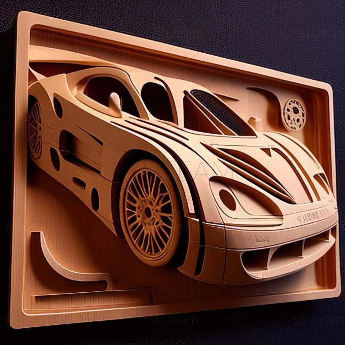 3D модель Mercedes Benz CLK GTR (STL)